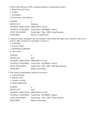 Chapter 16 Which of the following would NOT provide an indication of an&nbsp;