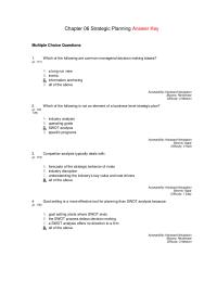 Chapter 6 Which of the following are common managerial decision-making biases