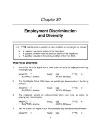 Business Law Chapter 30 If a job applicant or an employee with a disability