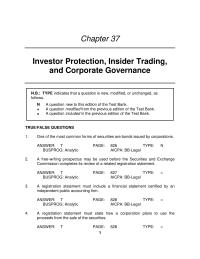 Business Law Chapter 37 Exchange Act 1934 Applies To only The Purchase