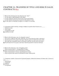 Chapter 18 Which The Following Best Describes The Term