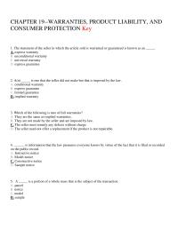 Chapter 19 The Statement The Seller Which The Article