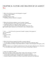 Chapter 26 Which The Following Tasks Can Delegated Agent
