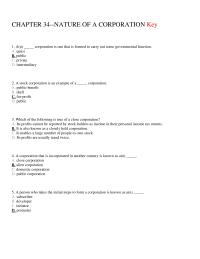 Chapter 34 An Corporation One That Formed Carry