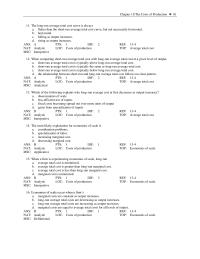 Economics Chapter 13 The long-run average total cost curve is always