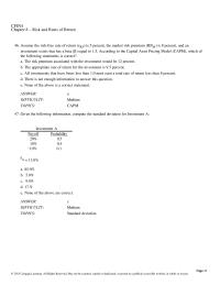 Chapter 8 Risk And Rates Return 59 Assume That New