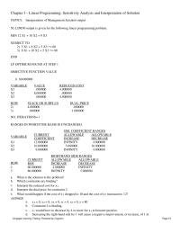 Mathematics Chapter 3 The Decision Variables Represent The Amounts