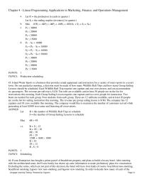 Mathematics&nbsp;Chapter 4&nbsp;Linear Programming Applications Marketing Finance And