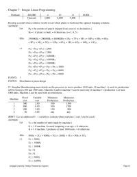 Mathematics Chapter 7 Develop a model to provide the smallest number of locations yet make