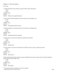 Mathematics Chapter 13 Utility Functions When The Decision Maker Prefers