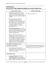Marketing Chapter 12 Homework The Larger And Stores Have More Space