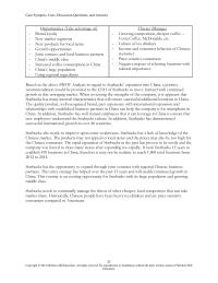 Marketing Teaching Notes Homework Based on the above SWOT Analysis in regard to Starbucks’
