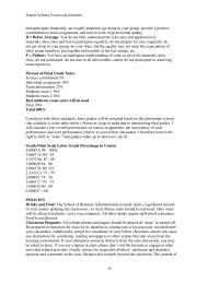 Marketing Sample Syllabus Format And Schedules Homework Sample Syllabus Format And Schedules&nbsp;