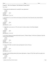 Chapter 6 Learning Testing Powered Cognero page 8nameclassdate The Crisis