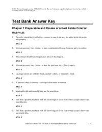 Chapter 7 A personal check is deemed a cash equivalent under a contract.
