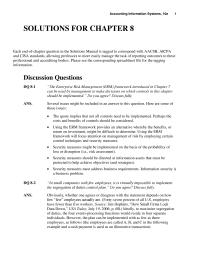 Chapter 8 Homework Security measures might be implemented on the basis&nbsp;