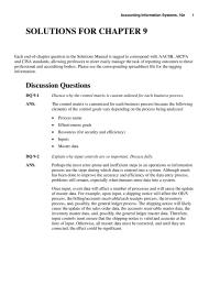 Chapter 9 Homework Turnaround Documents Sequence Check Populate Input Screens