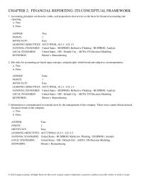 Chapter 2 Financial Reporting Its Conceptual Framework 31 Order Relevant