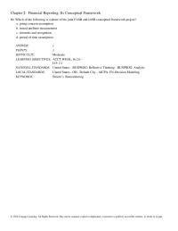 Chapter 2 The ability of a company to use its financial resources to
