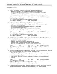 Chapter 3 When the market for a good is in equilibrium