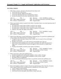 Chapter 4 The Term Deadweight Loss Excess Burden