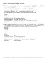 Chapter 13 Smith Company The wise Company Should Account For