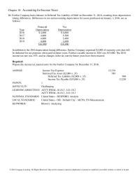 Chapter 18 Accounting For Income Taxes 91 Rice Inc Began