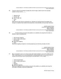 Marketing Chapter 15 The Term Used For Percentage People