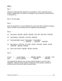 Accounting Chapter 2 Homework The Company’s Only Noncurrent Liability Deferred Rent
