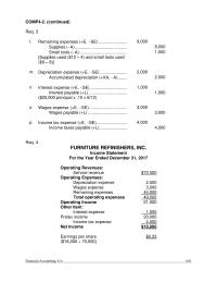 Accounting Chapter 4 Homework Solutions Manual Cp45 Continued Closing Entry
