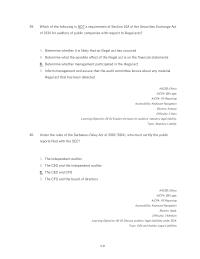 Chapter 6 Which The Following Not Requirement Section