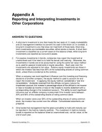 Accounting Appendix A Homework Dec 31 2017 Net Unrealized Gains Losses