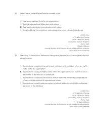 Chapter 8 Values based Leadership Can Best Summed As