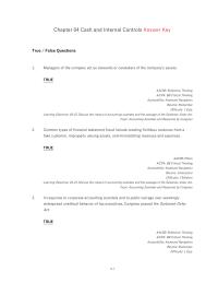 Chapter 4 Cash Controls when Company Pays For Services Received