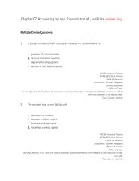 Accounting Chapter 7 A transaction that is likely to cause an increase