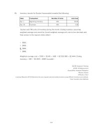 Chapter 6 Inventory Records For Dunbar Incorporated Revealed