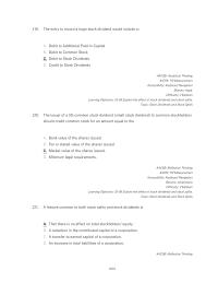 Chapter 10 The Entry Record Large Stock Dividend