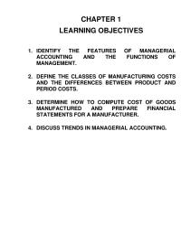Accounting Chapter 1 Homework Planning Requires Managers Look Ahead And Establish