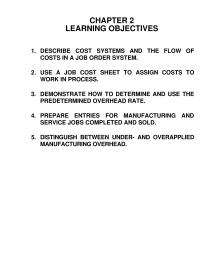 Accounting Chapter 2 Homework Materials Inventory Raw Materials Inventory Control Account