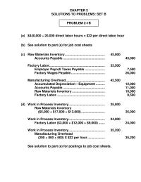 Accounting Chapter 2 Homework Indirect Materials Indirect Labor Depreciation