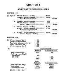 Accounting Chapter 3 Homework Work in process, September 1, $16,000 + materials