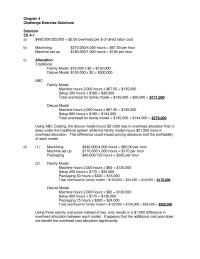 Accounting Chapter 4 Homework Packaging Hours 320 24000 Total Overhead For