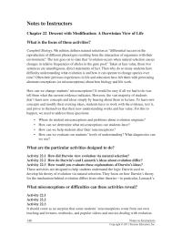 Biology & Life Sciences Chapter 22 Homework Darwin Made The Logical Assumption Inference That
