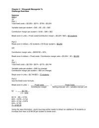 Accounting Chapter 5 Homework Less Variable Costs 15000 Units 3150 Per
