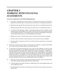 Chapter 3 Homework Book Value Equity Shares Book Value Per