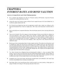 Chapter 6 Homework The Required Return Can Observed The Market