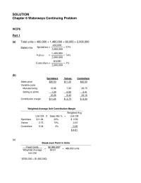 Accounting Chapter 6 Homework Contribution Margin Ratio Contribution Margin Sales Contribution