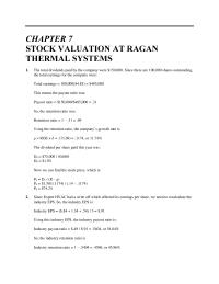 Chapter 7 Homework Since Expert HVAC had a write off which affected