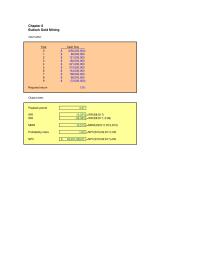 Chapter 8 Homework Output Area Payback&nbsp;Bullock Gold Mining&nbsp;