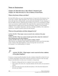 Biology & Life Sciences Chapter 29-30 Homework The Embryo More Advanced State Development
